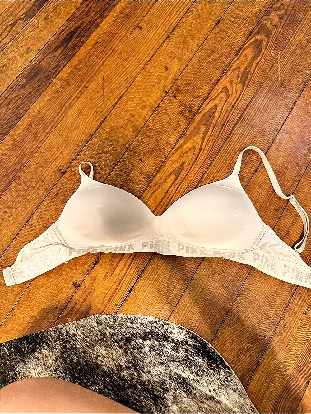 Victoria's Secret Pink & Beige Bra